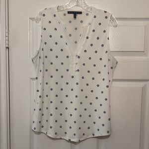 White House Black Market Sleeveless Relaxed Blouse